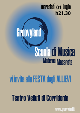 groovyland locandina festa allievi 2025 x il web