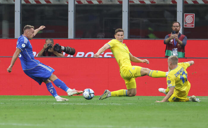 Calcio - Quali Euro 2024: Italia-Ucraina 2-1 Calcio - Quali Euro 2024: Italia-Ucraina 2-1