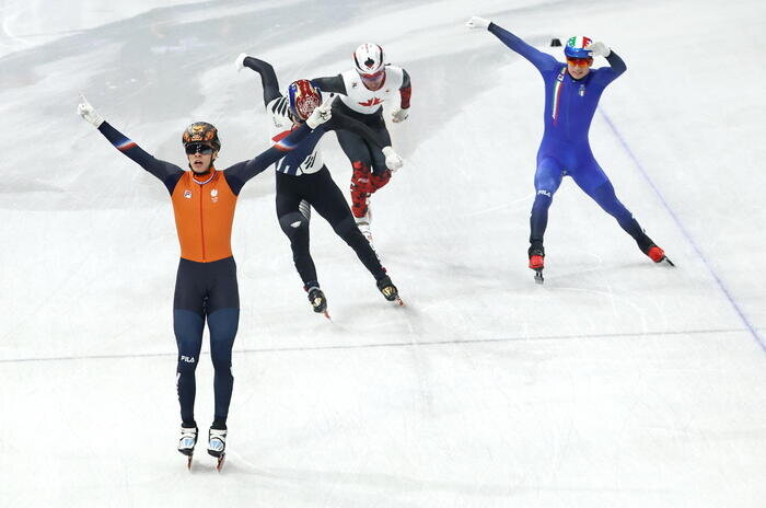 Olimpiadi Milano-Cortina 2026: Short Track - Staffetta Uomini, Italia terza