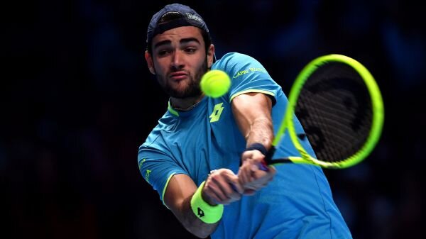 Tennis ATP Finals: Matteo Berrettini perde il primo match da Djokovic