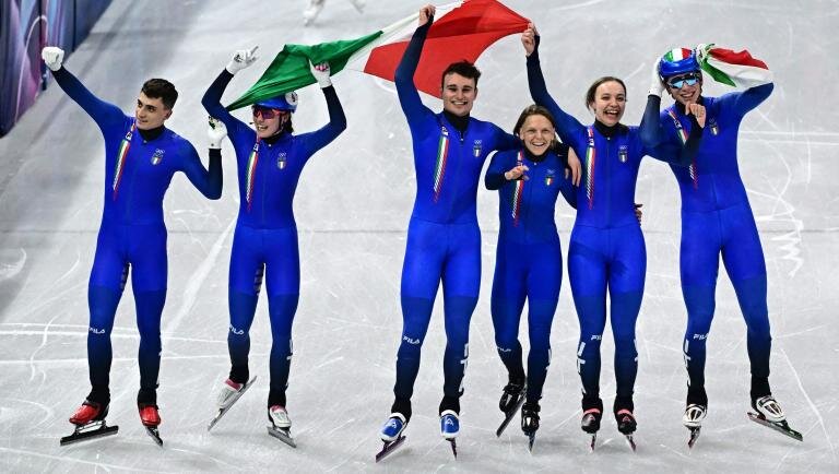 Olimpiadi Milano-Cortina 2026: Short Track - Staffetta Mista, Italia Campione