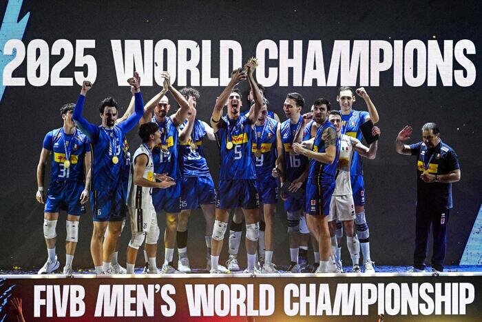Pallavolo - Mondiali Maschili 2025: Italia Campione per la 5a volta
