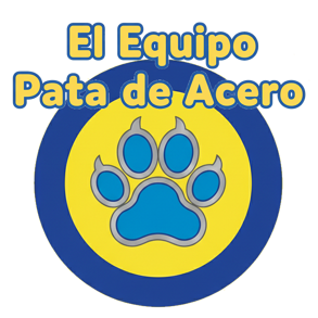 logo_el_equipo_pata_de_acero_con_testo_due_linee_giallo_contorno_blu_1024x1024