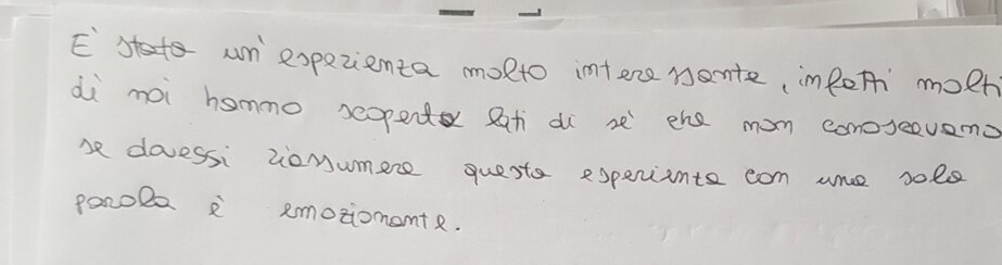 RECENSIONI STUDENTI HUMAN FESTIVLA