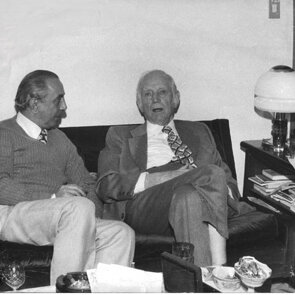 Prof. Dott. Federico Navarro e Dott. Ola Raknesla 1974 - Napoli