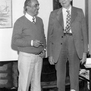 Prof. Dott. Federico Navarro e Dott. Ola Raknesla 1974 - Napoli