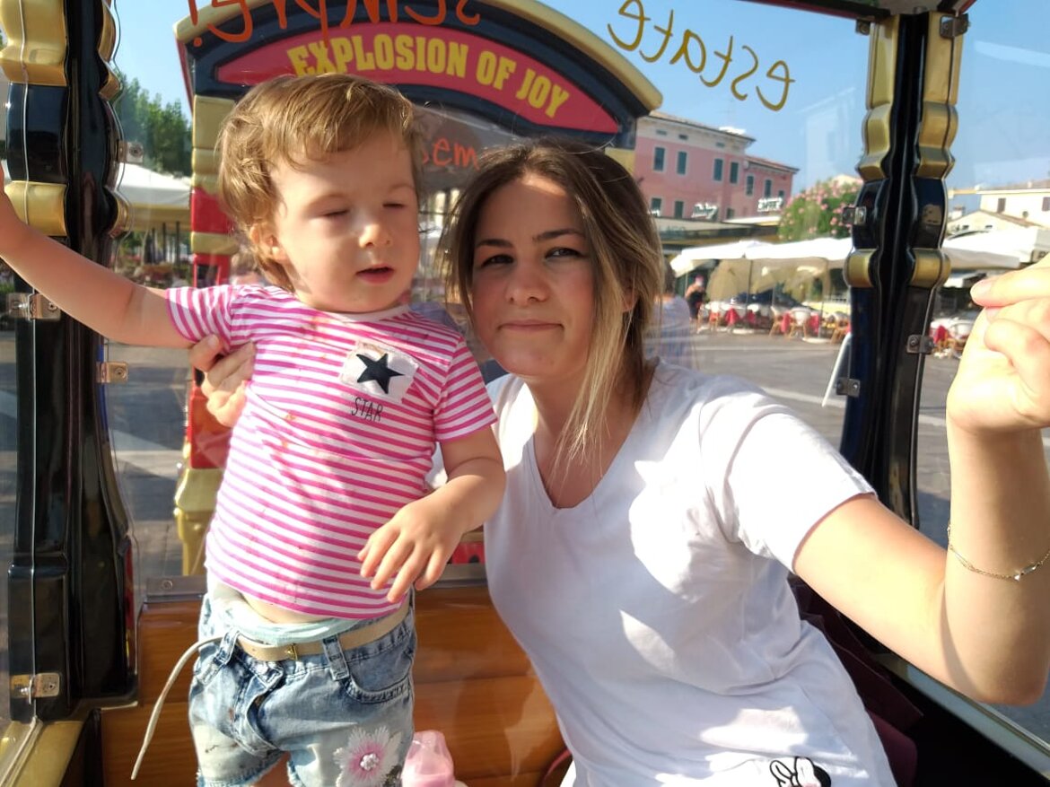 Sul trenino a Bardolino!