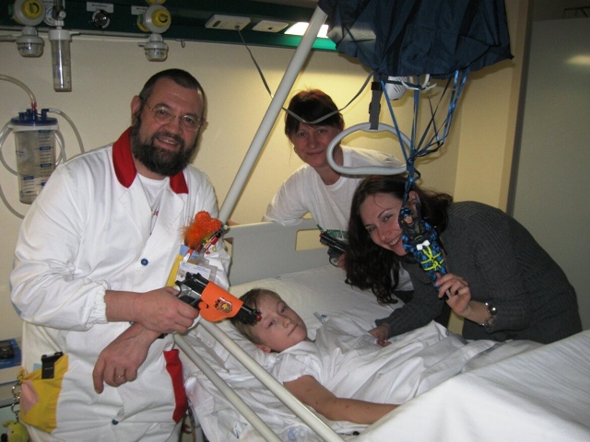 poche ore dopo l'intervento poche ore dopo l'intervento