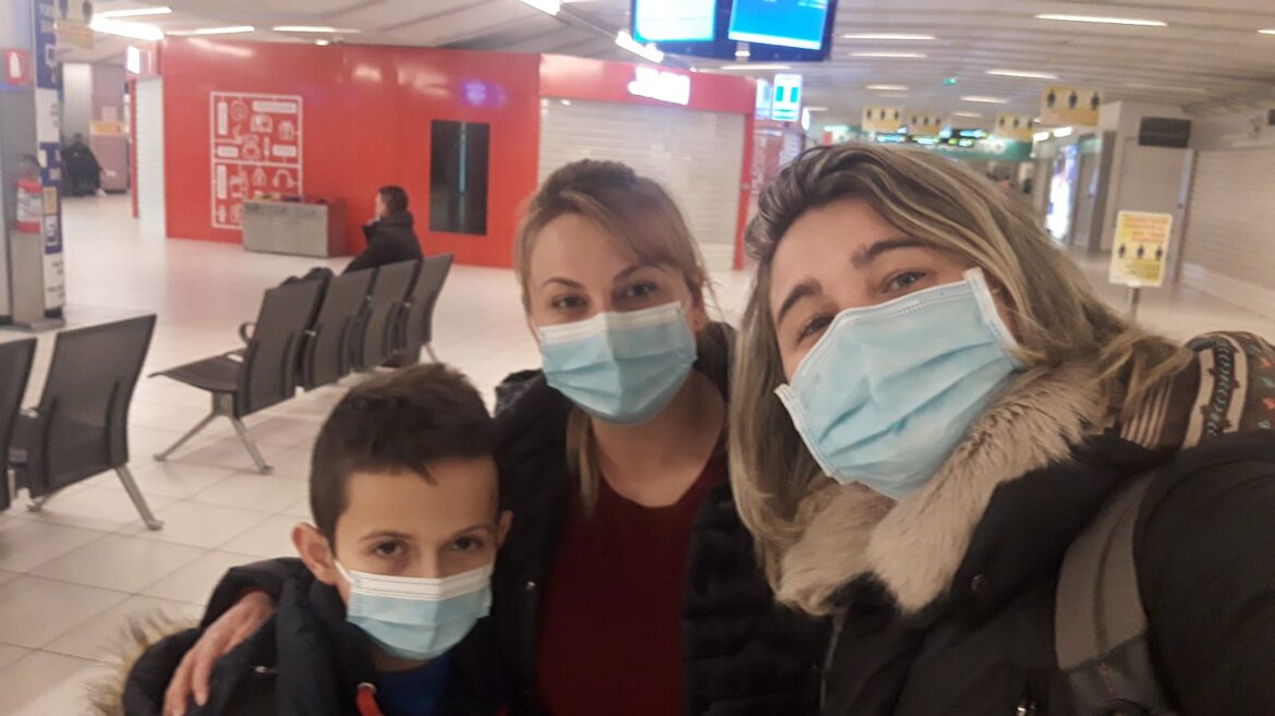 Ultimi selfie prima di imbarcare Ultimi selfie prima di imbarcare