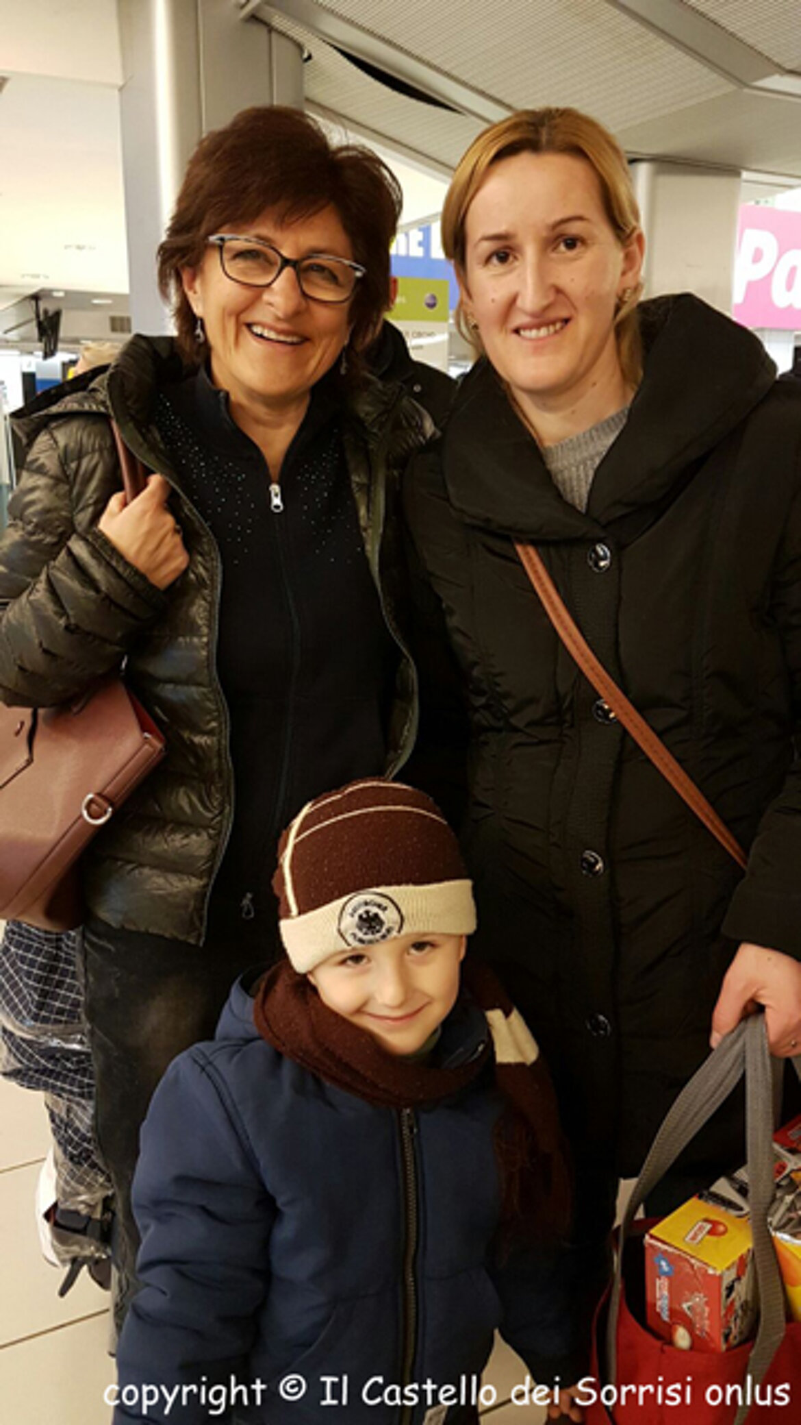 in aeroporto con Mariarosa in aeroporto con Mariarosa