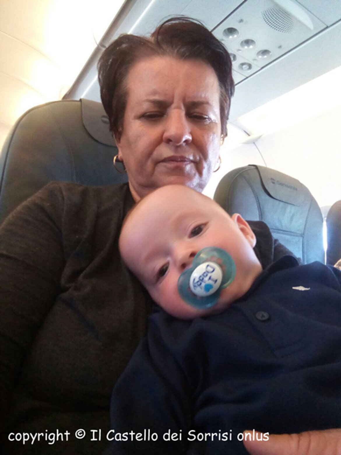 concentrazione per un selfie in volo !!!