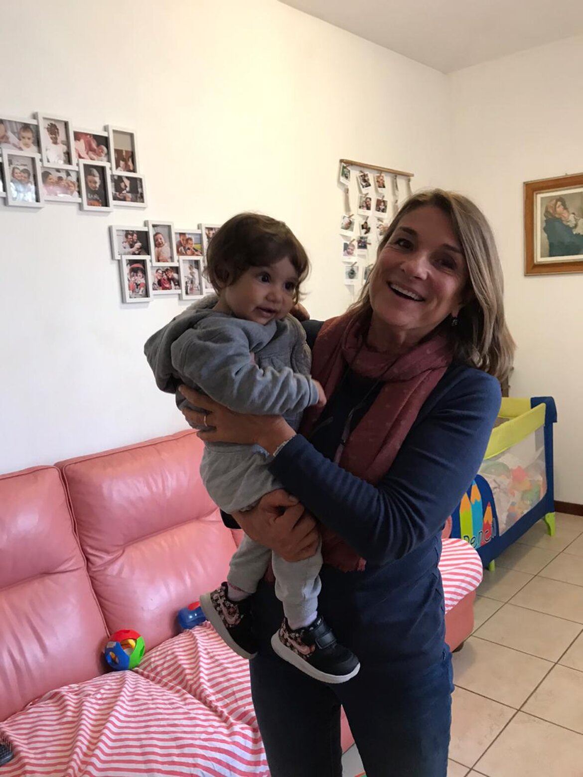 Tra le braccia della nostra Chiara