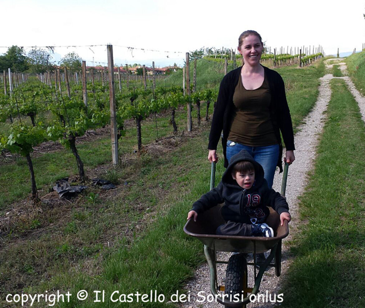 e in carriola, sulle colline moreniche del lago di Garda !!! e in carriola, sulle colline moreniche del lago di Garda !!!
