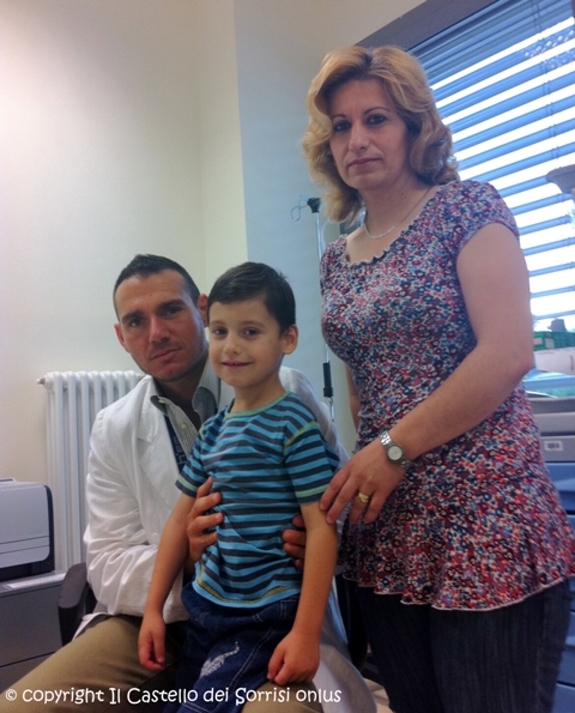 l'ultimo controllo cardiochirurgico con Luca