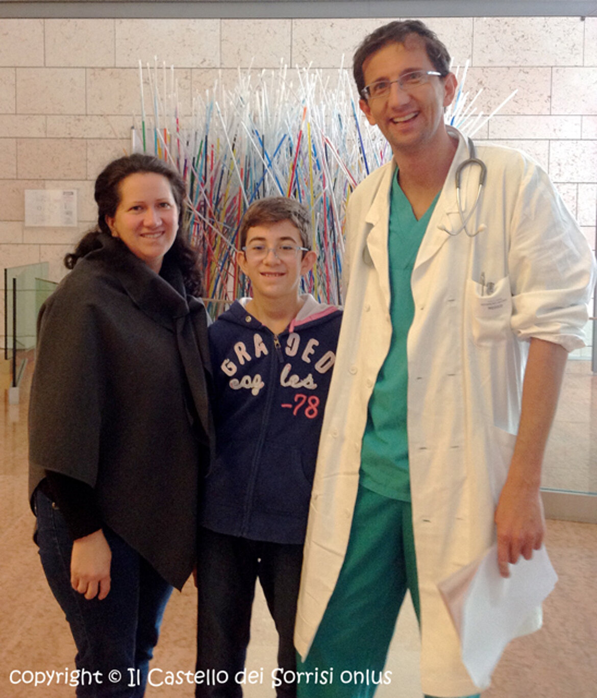 con Luca, l'angelo custode del cuore di Melos con Luca, l'angelo custode del cuore di Melos