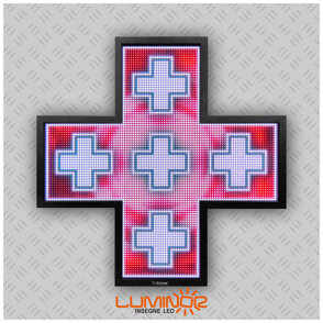 Croce luminosa LED Croce luminosa LED RGB multicolore cm 90x90