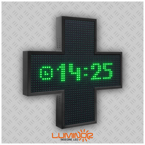 Croce luminosa LED Croce luminosa LED monocromatica cm 90x90