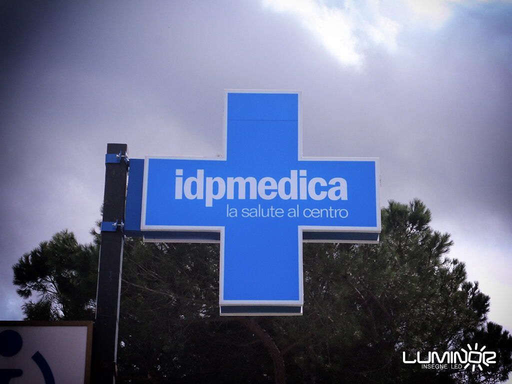 IDP MEDICA - Bandiera biffacciale LED