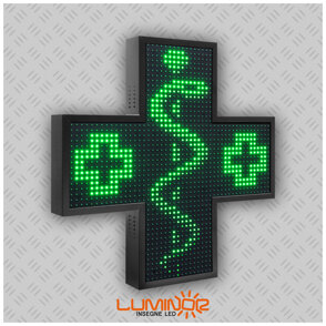 Croce luminosa LED Croce luminosa LED monocromatica cm 90x90