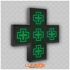 Croce luminosa LED Croce luminosa LED monocromatica cm 90x90