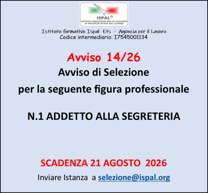 avviso14_ addetto alla segreteria avviso14_ addetto alla segreteria