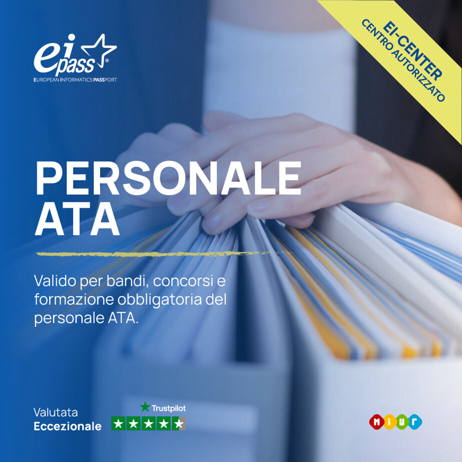 rivolta al personale ATA e valida per il punteggio in graduatoria