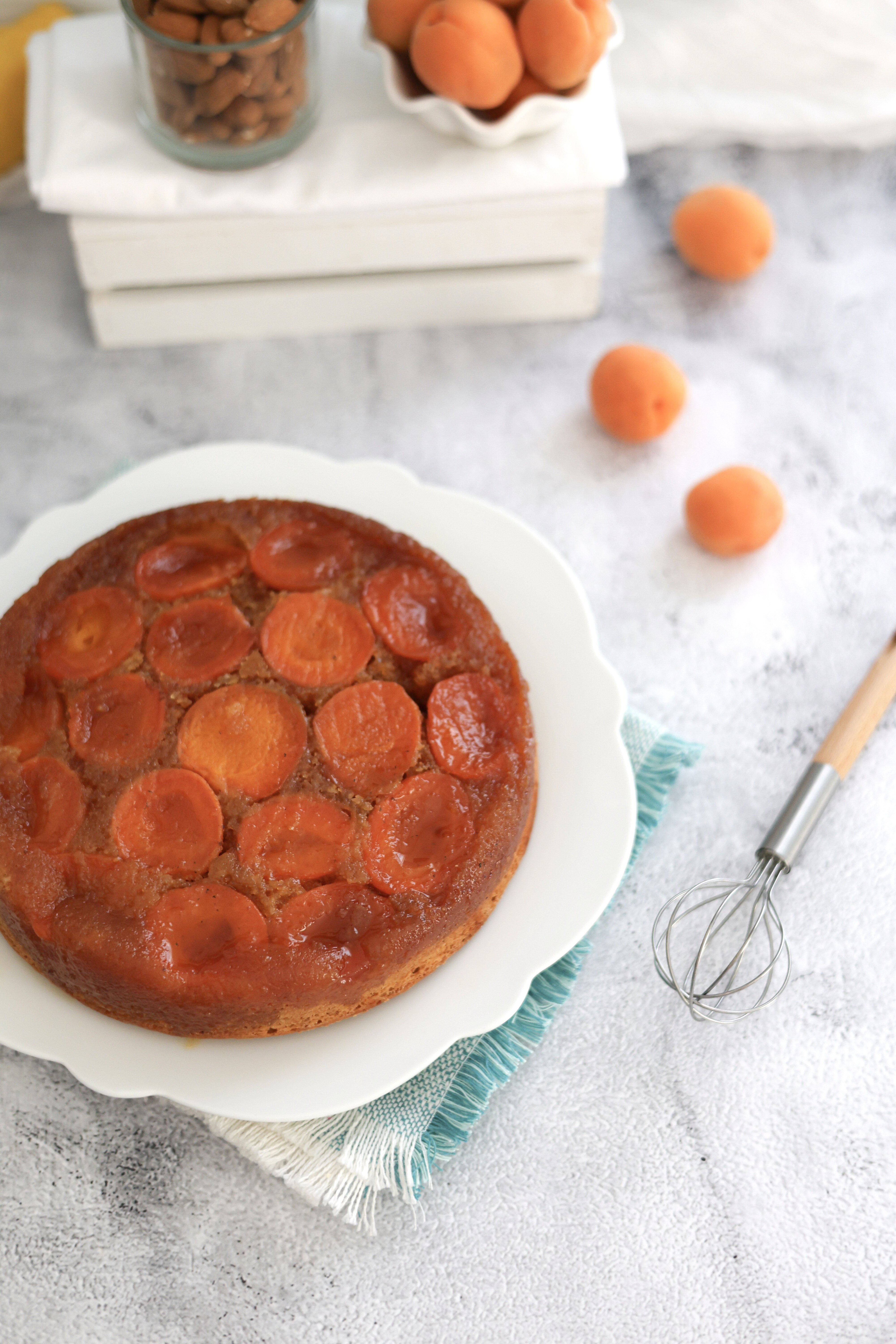Torta rovesciata alle albicocche