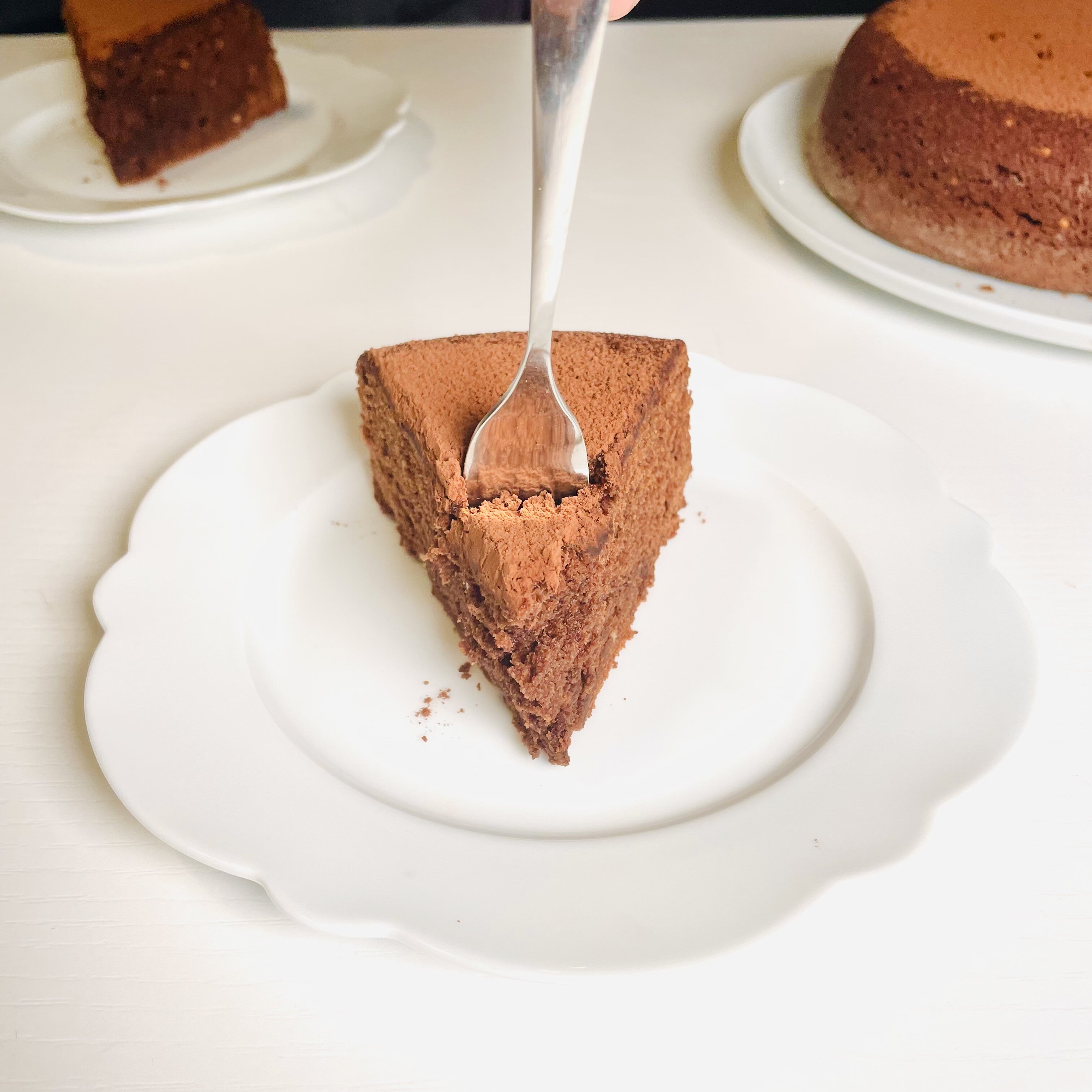 Torta al cioccolato e burro di arachidi