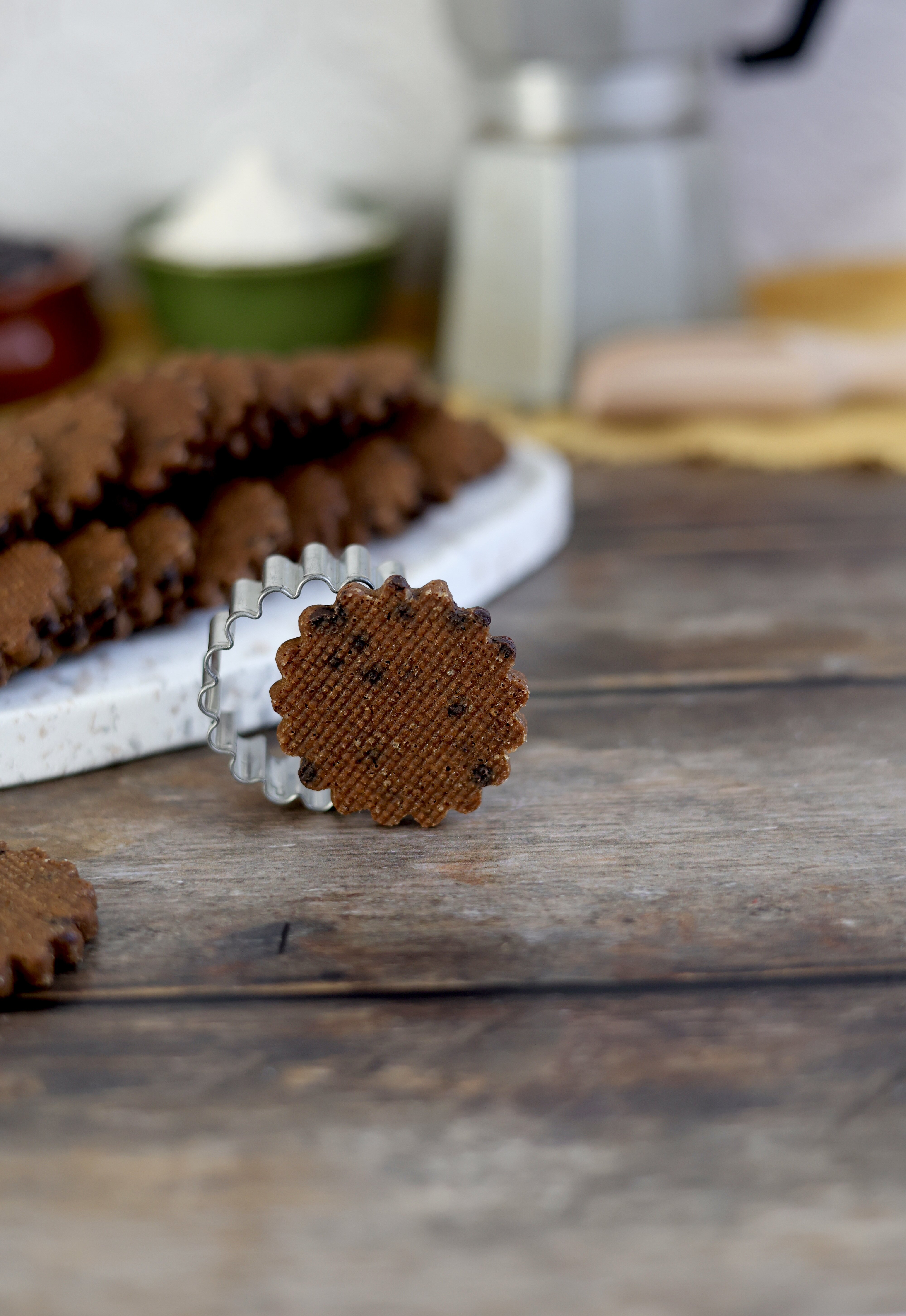 biscotti al caffè, biscotti al cioccolato, biscotti