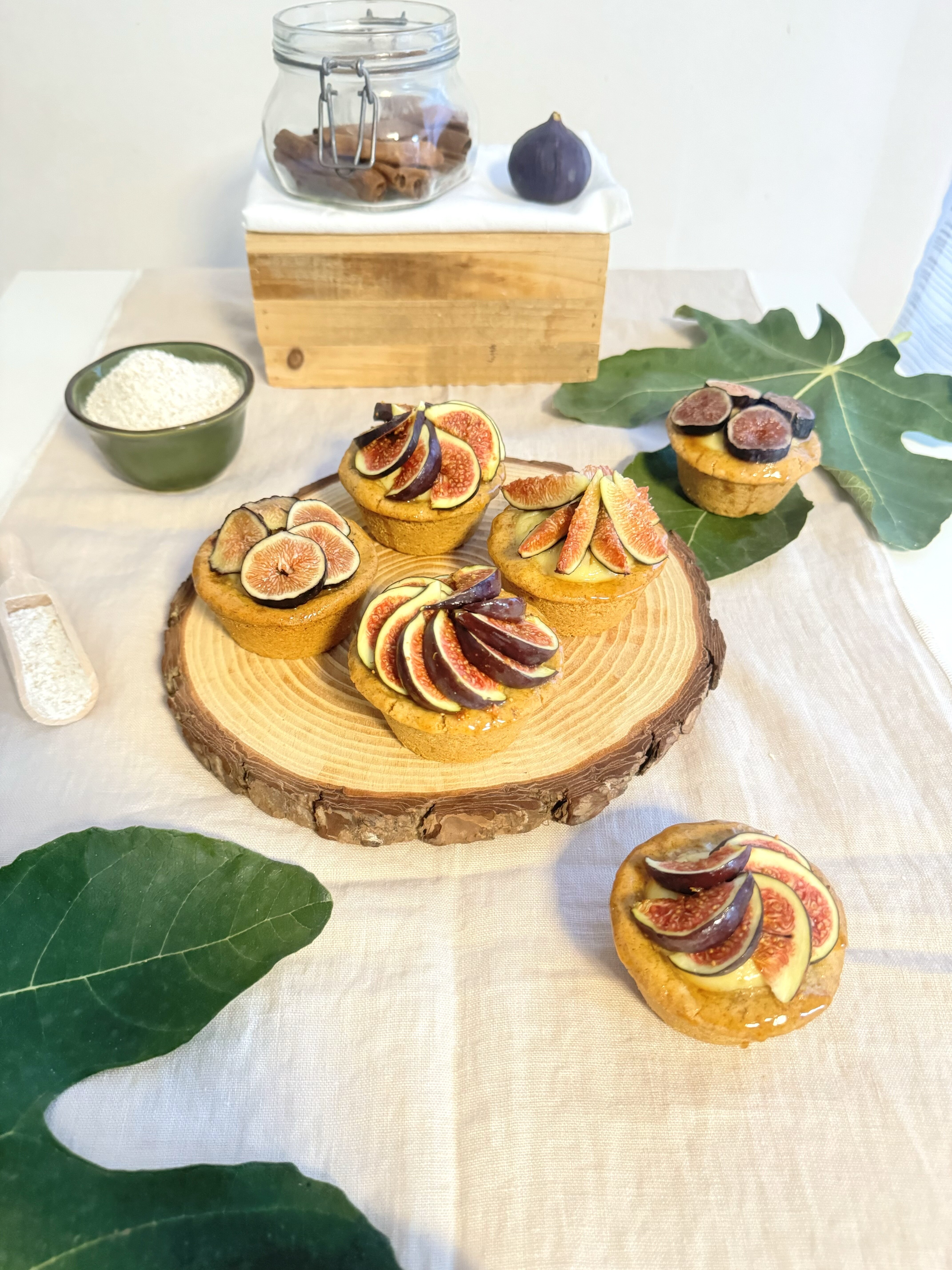 Crostatine semi integrali con cream cheese