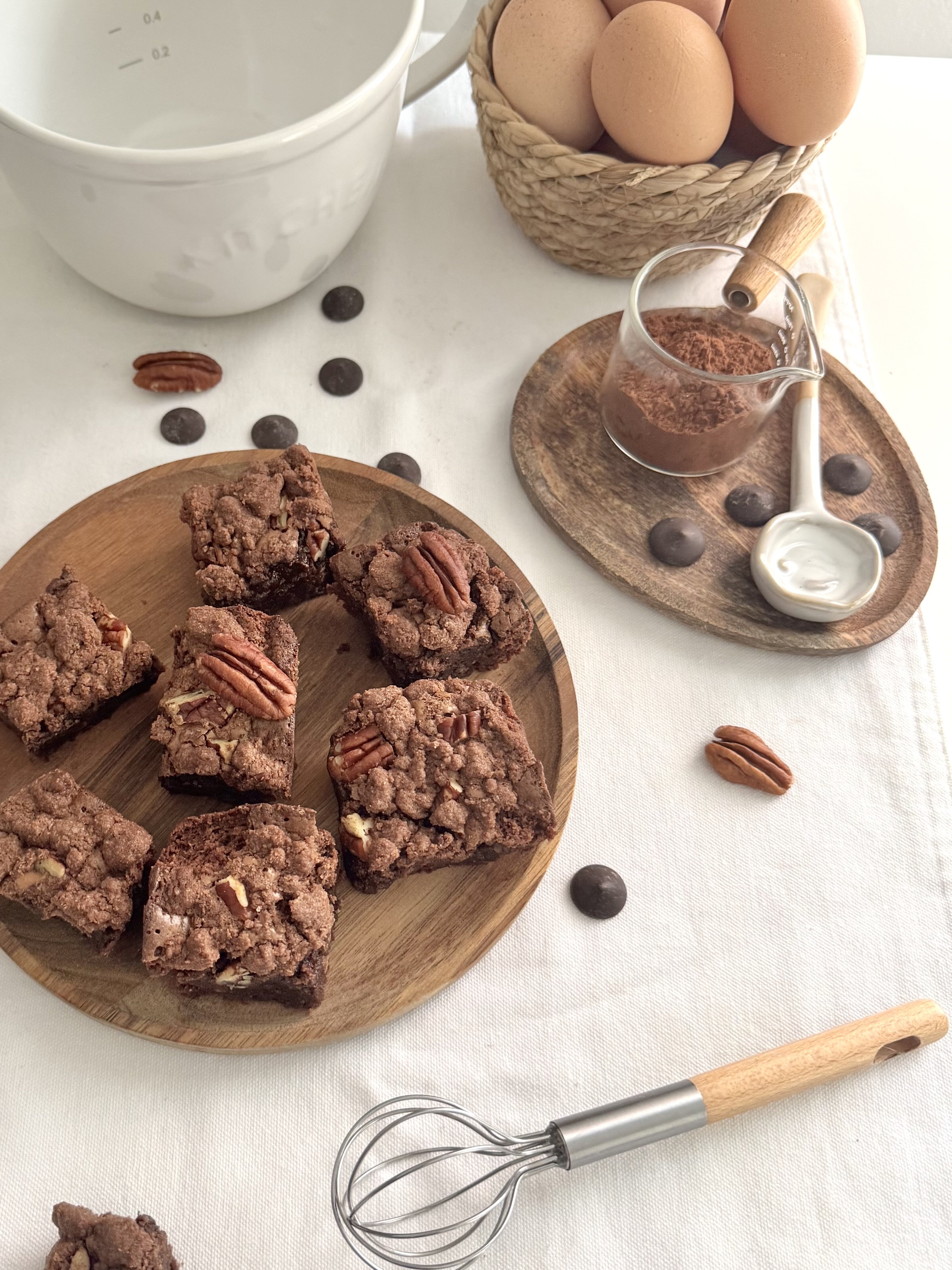 Brownies crumble