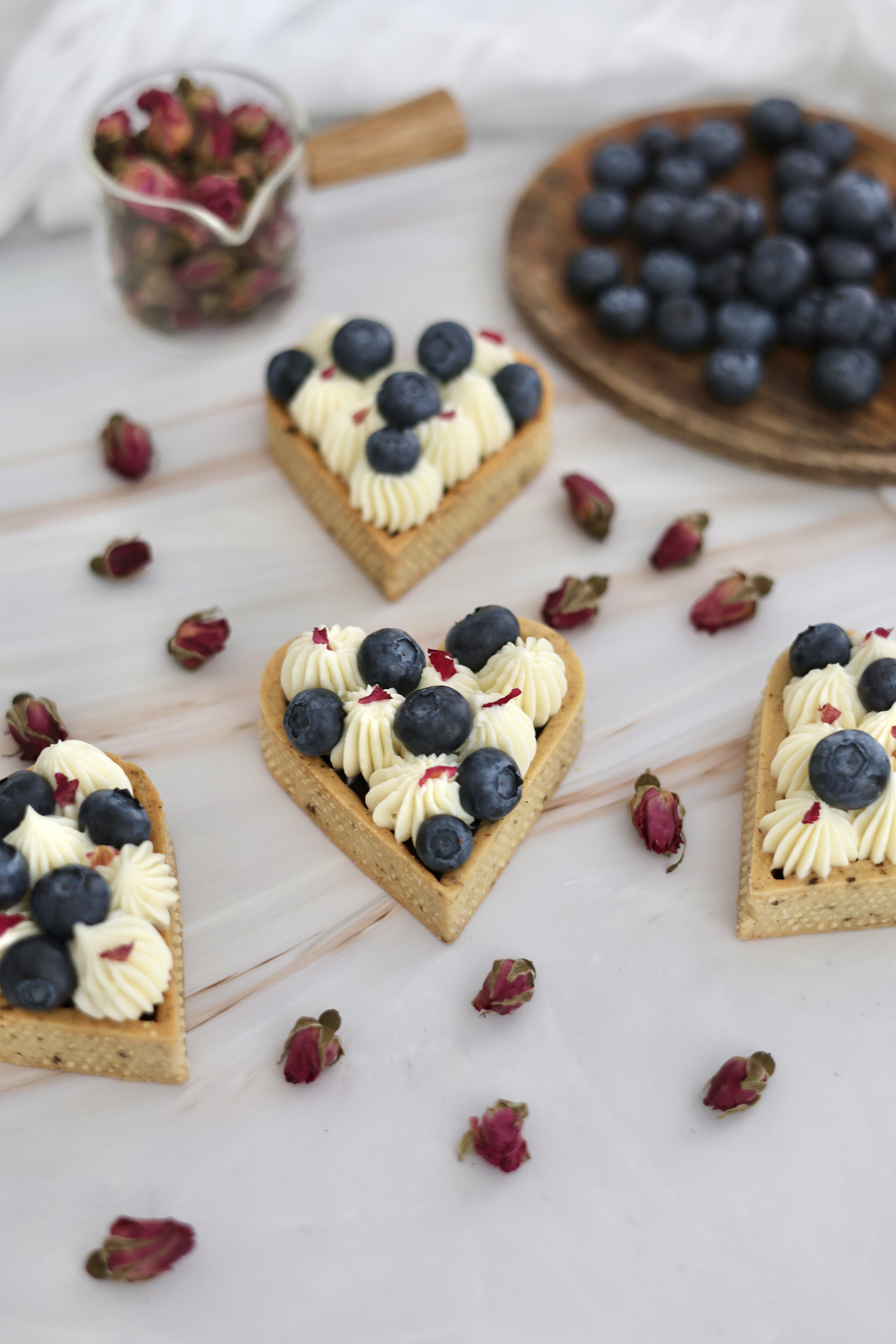 Crostatine mirtilli e yogurt
