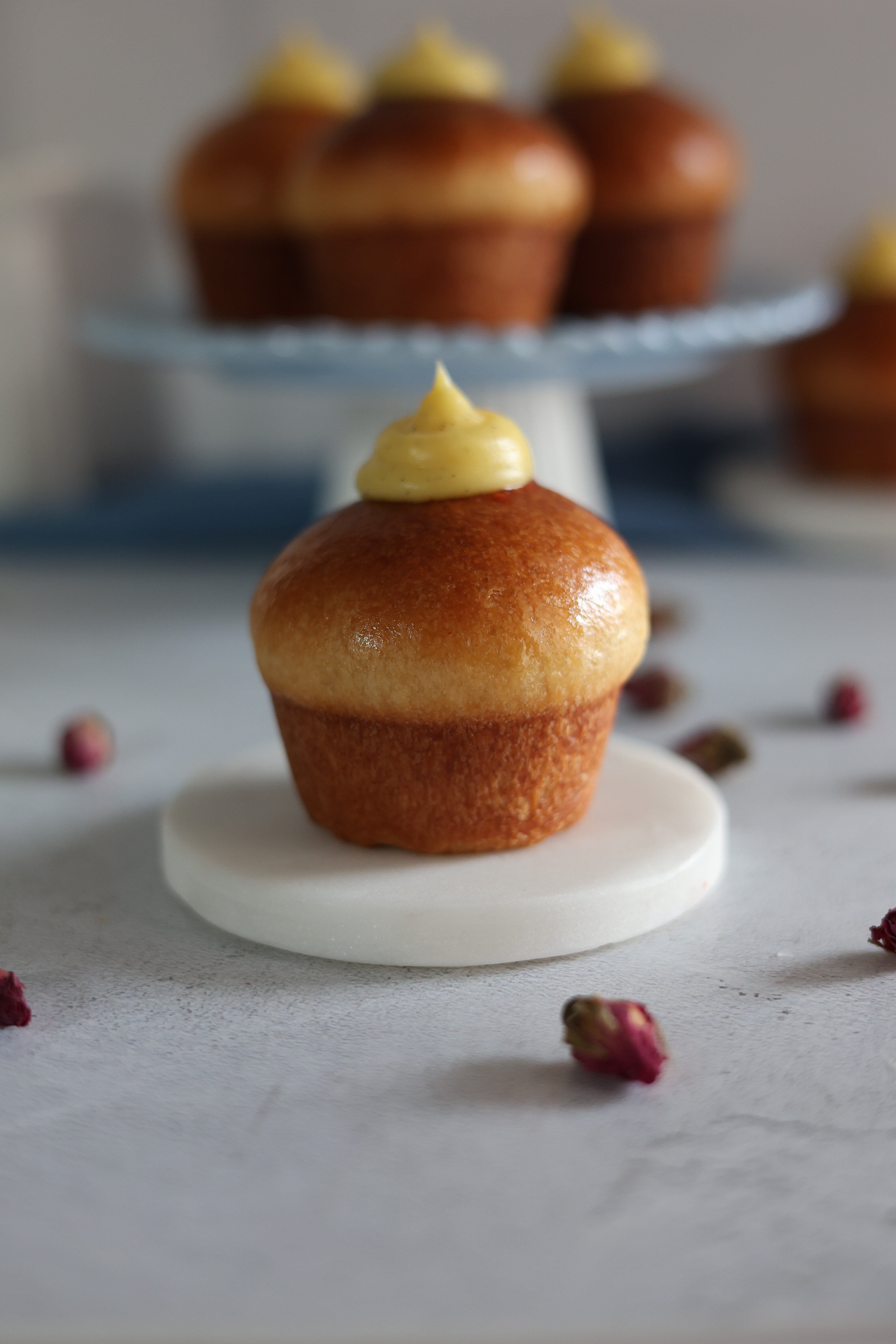 brioche alla crema, brioche con fragole