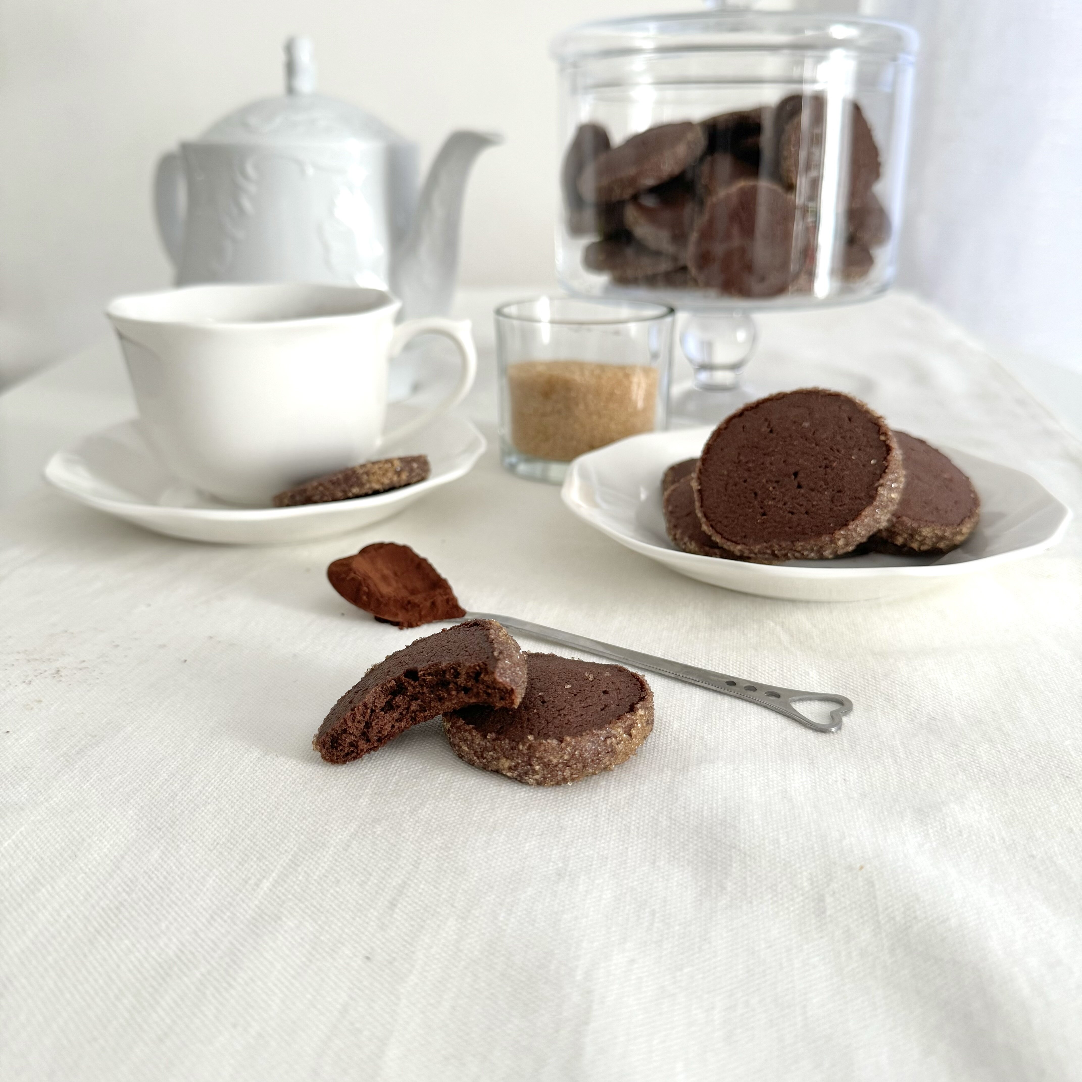 Biscotti diamanti al cacao