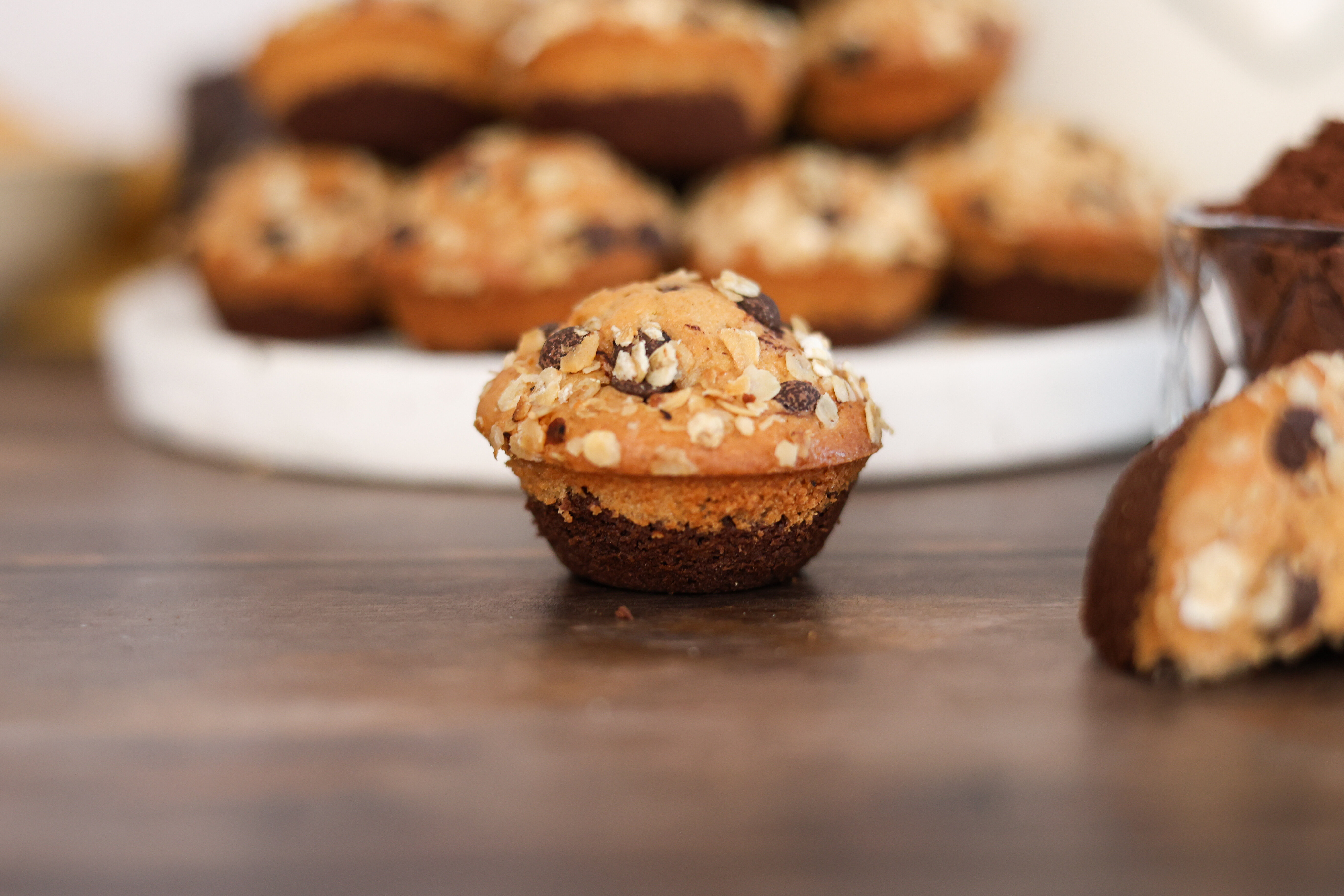 BOCCONCINI BICOLORE ALL'AVENA E CACAO: ricetta facile