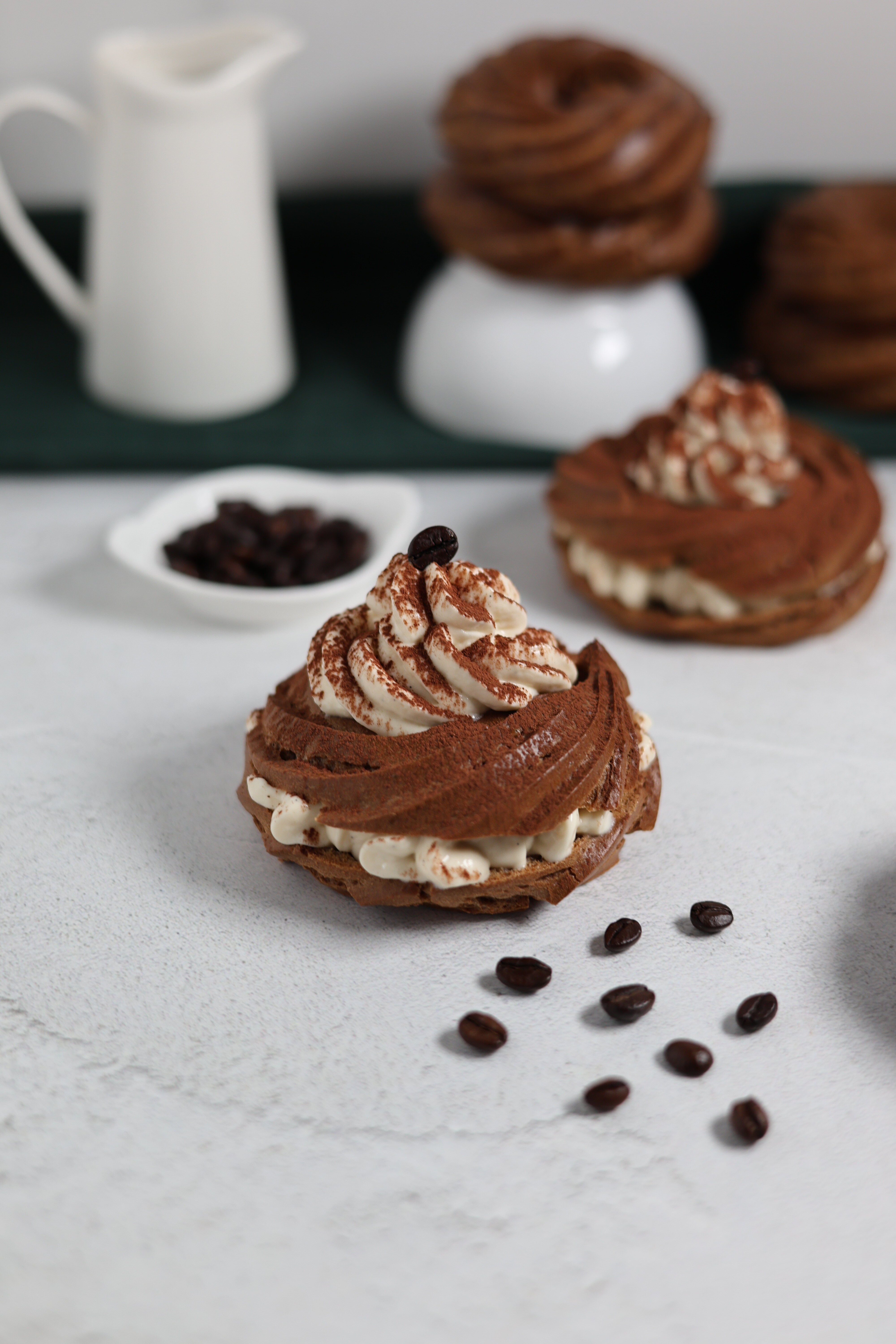 Zeppole tiramisù zeppola, tiramisù, pasta choux, bignè