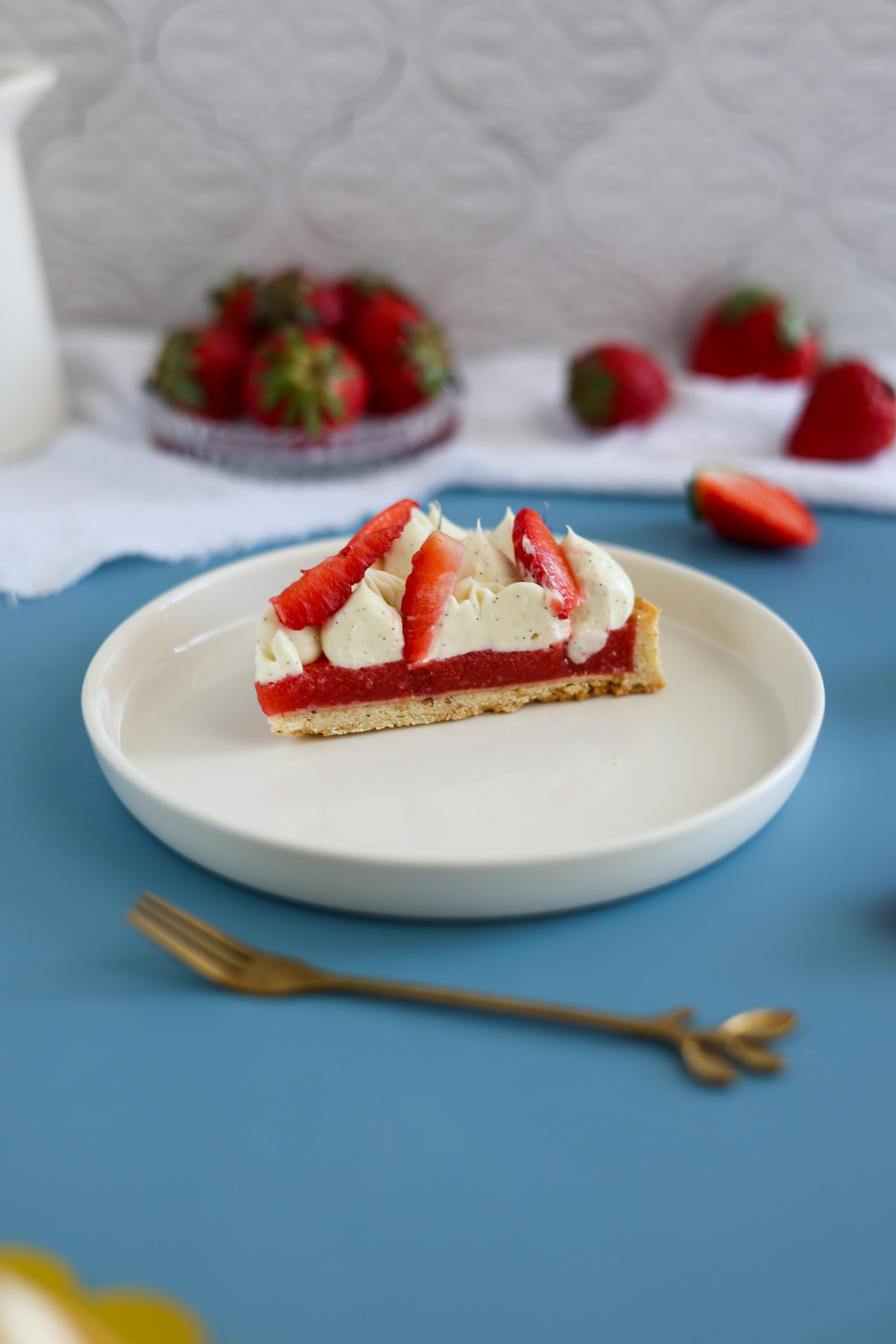 fragole, cioccolato bianco, vaniglia