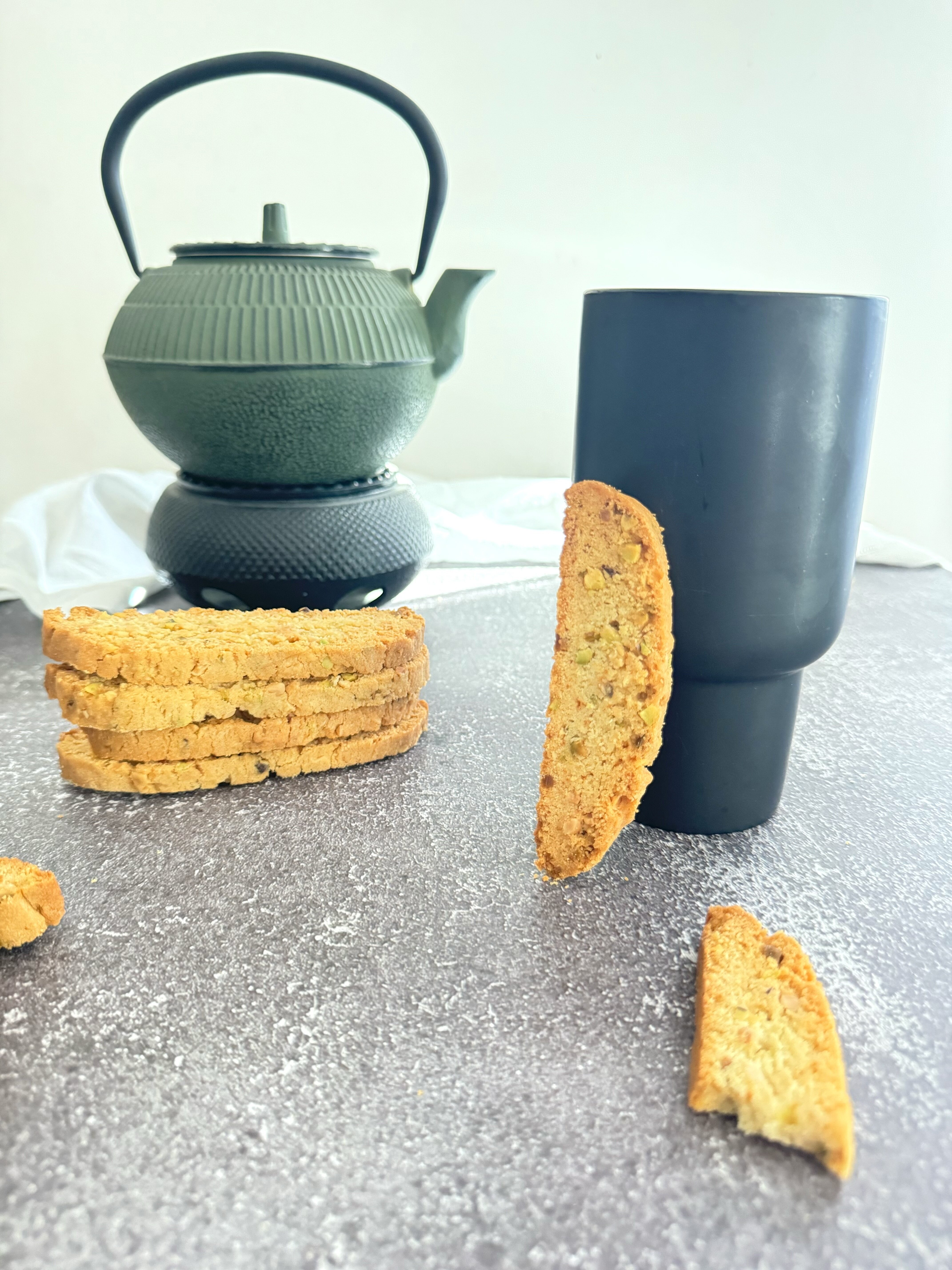 Biscotti mandorle e pistacchio