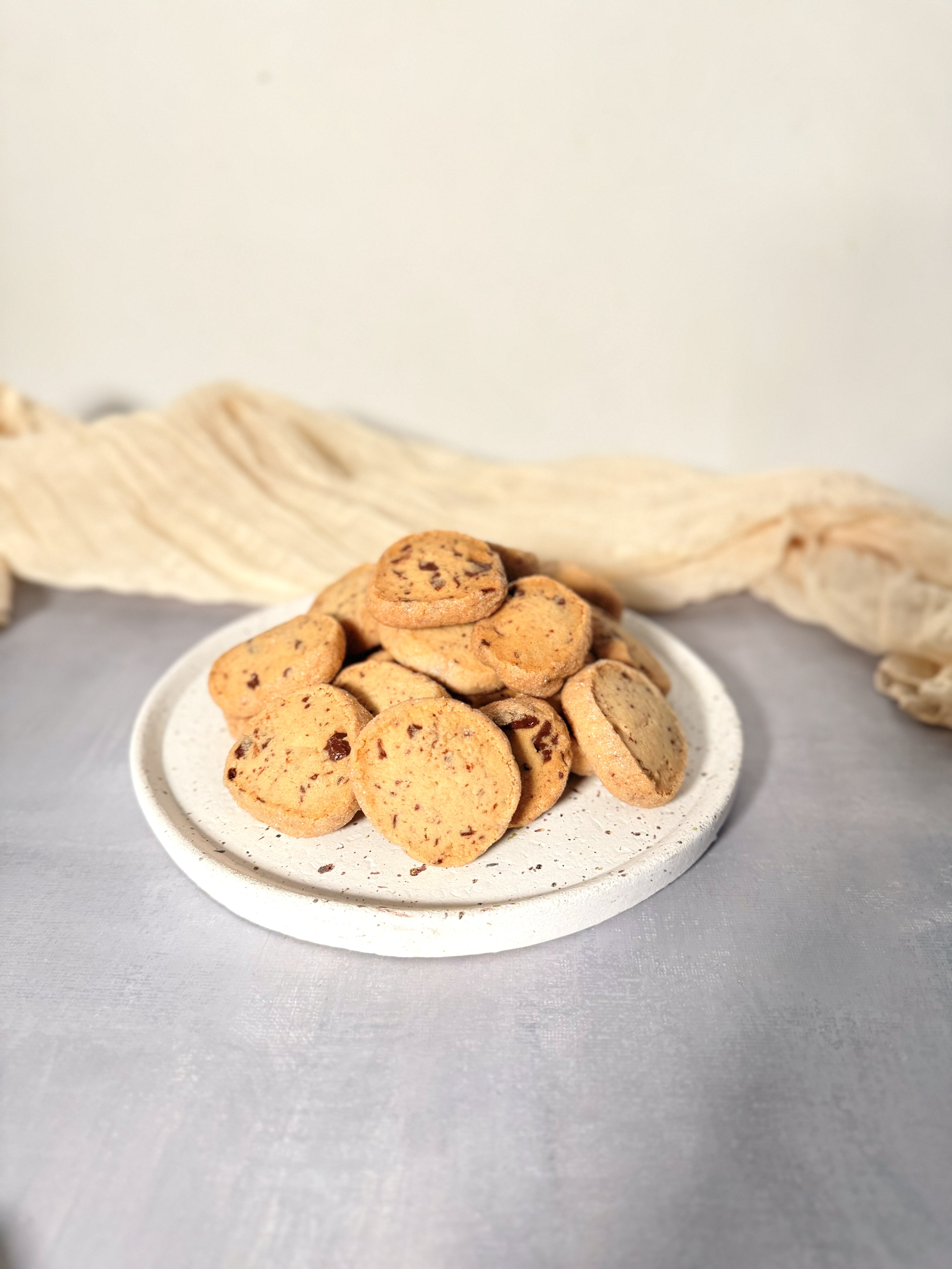Biscotti diamantini alla stracciatella
