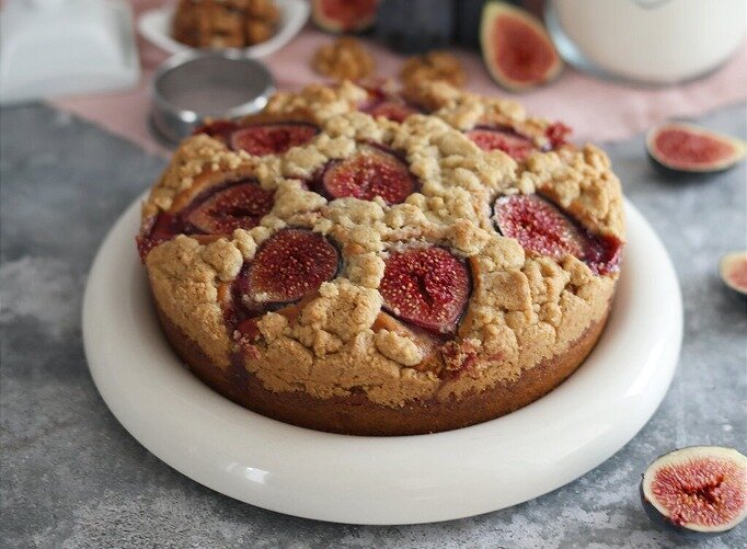 Torta ai fichi con crumble Torta ai fichi con crumble
