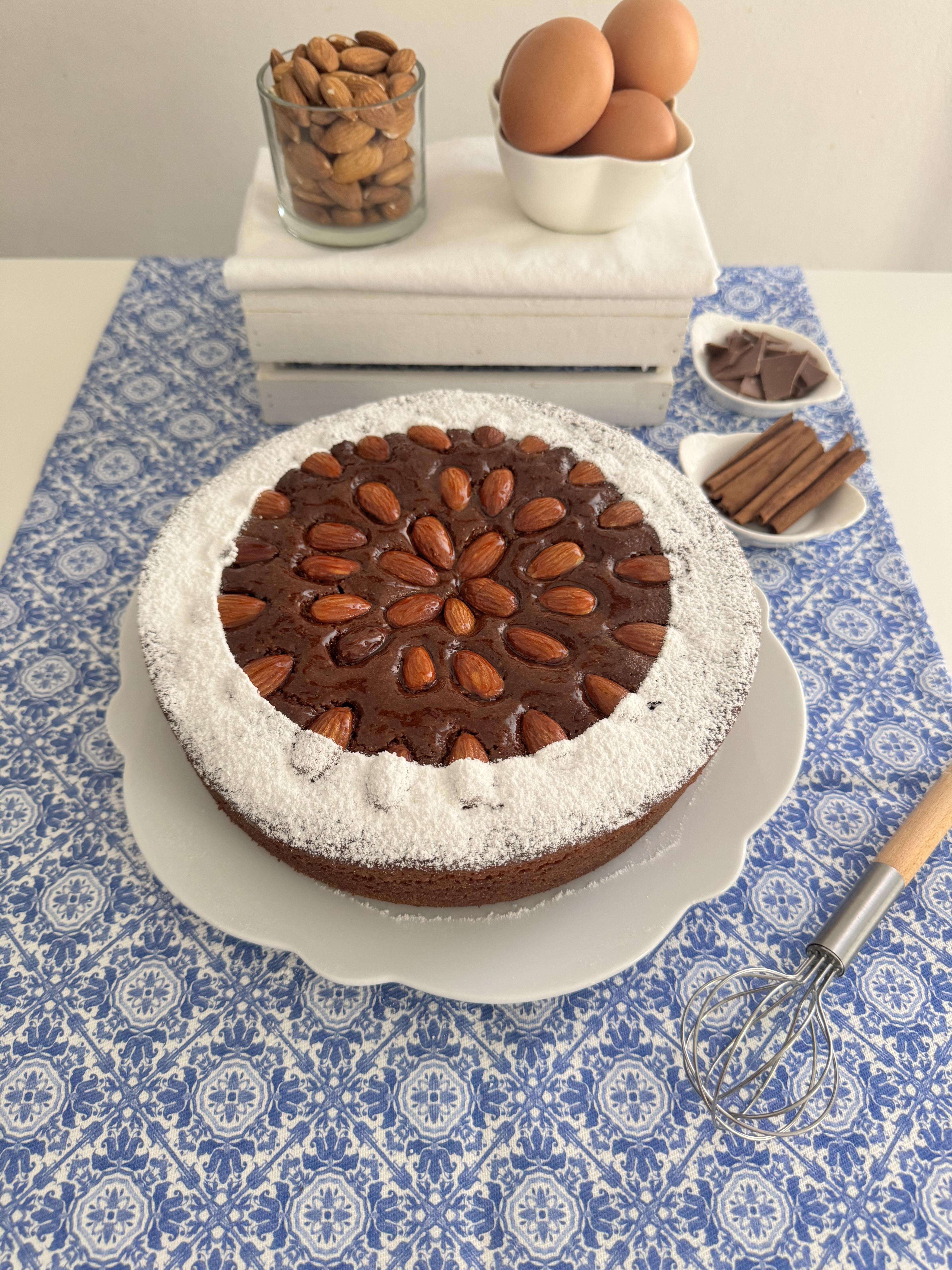 Torta al cioccolato e mandorle