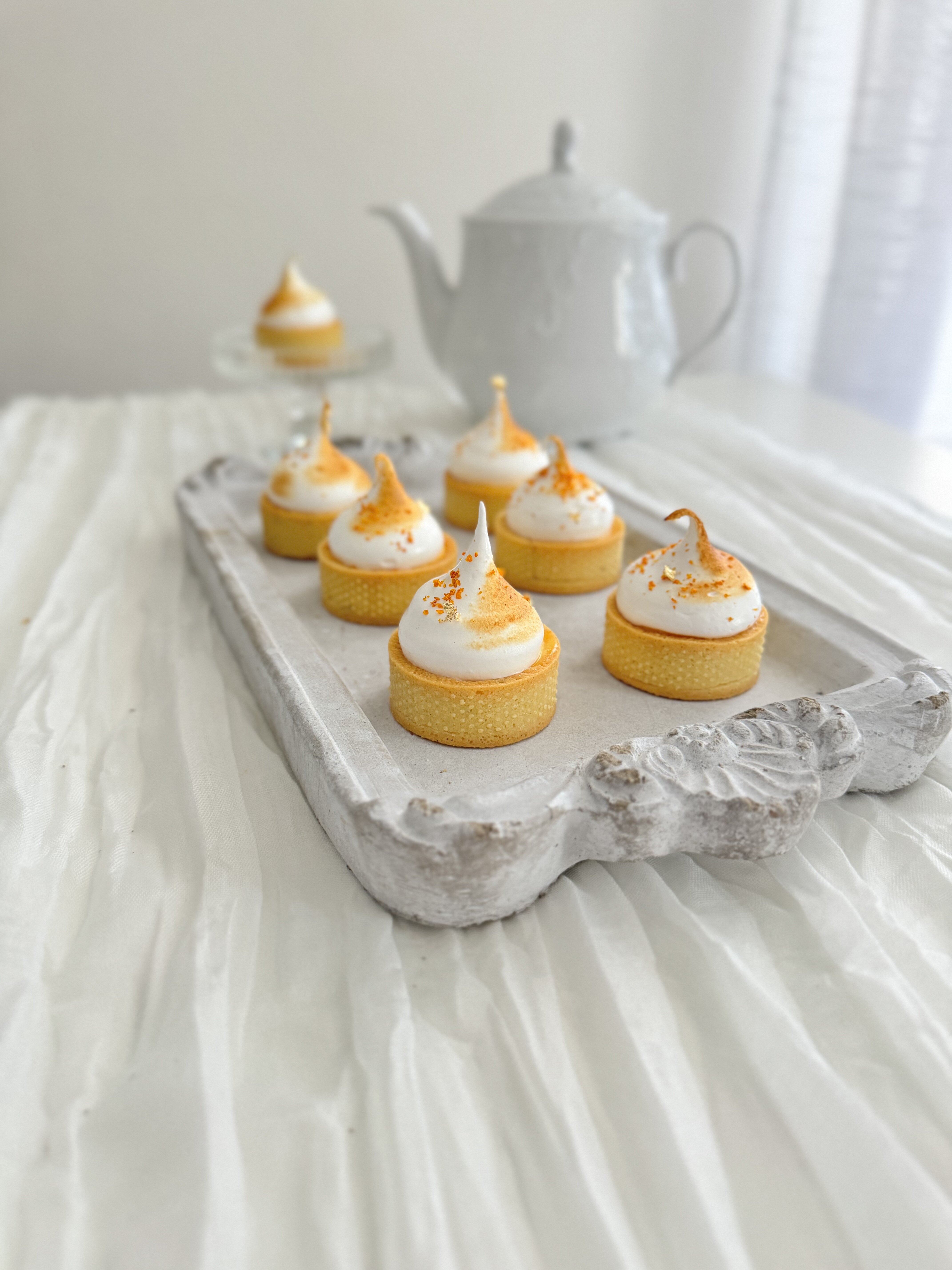 Mini tart al mandarino