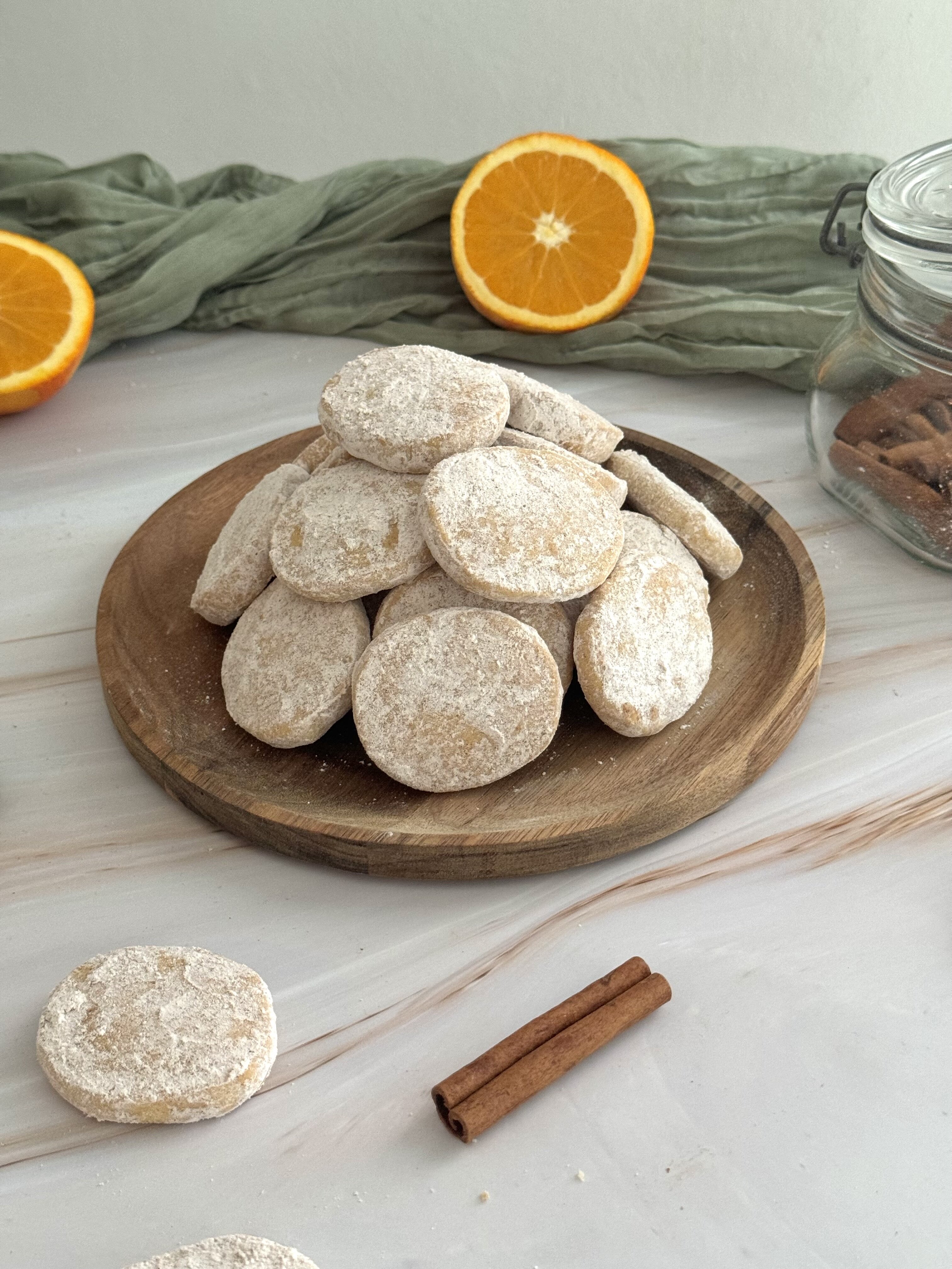 Orange cinnamon meltaways