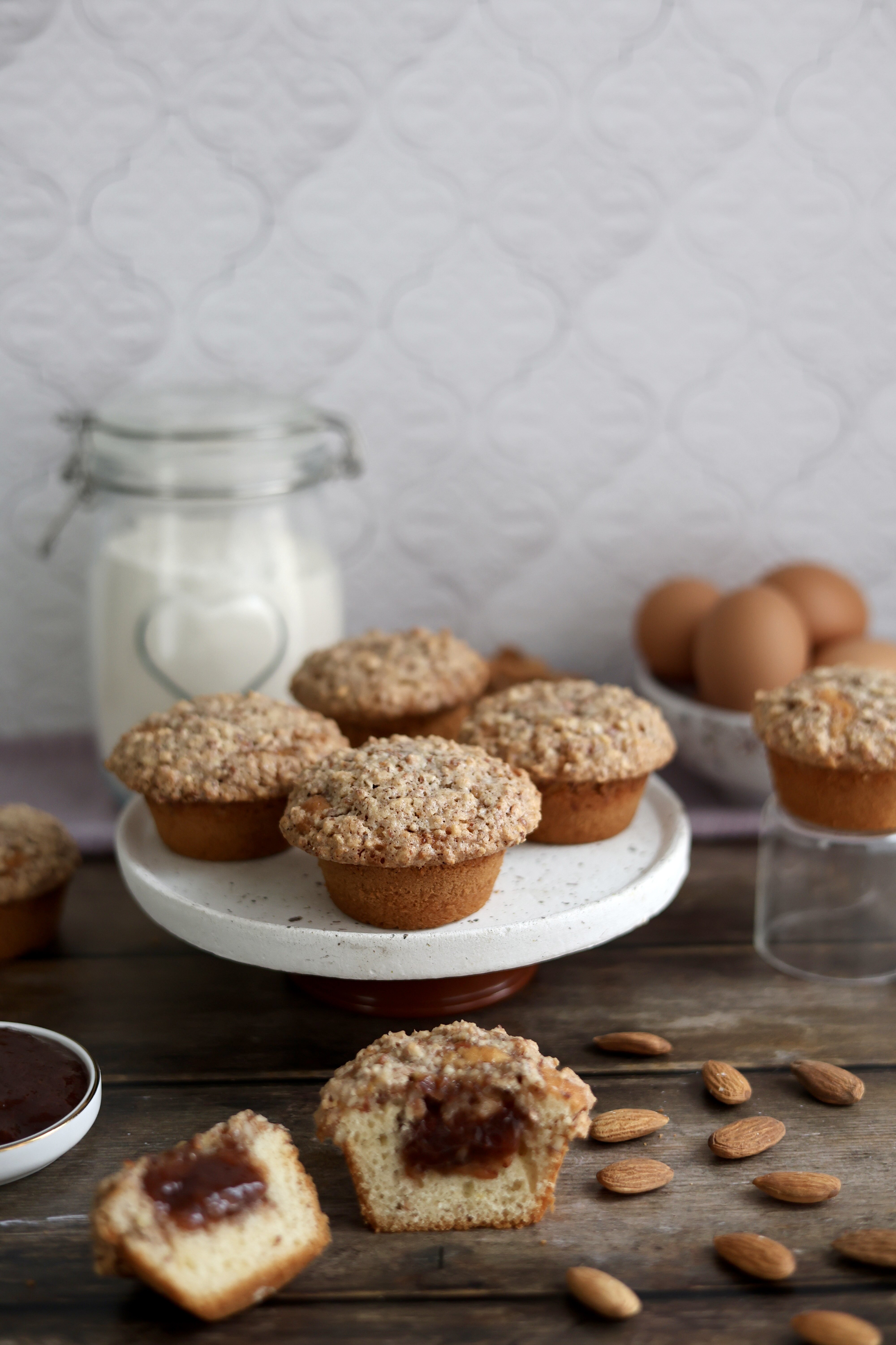 Tortini allo yogurt tortino allo yogurt, muffin, tortino con confettura