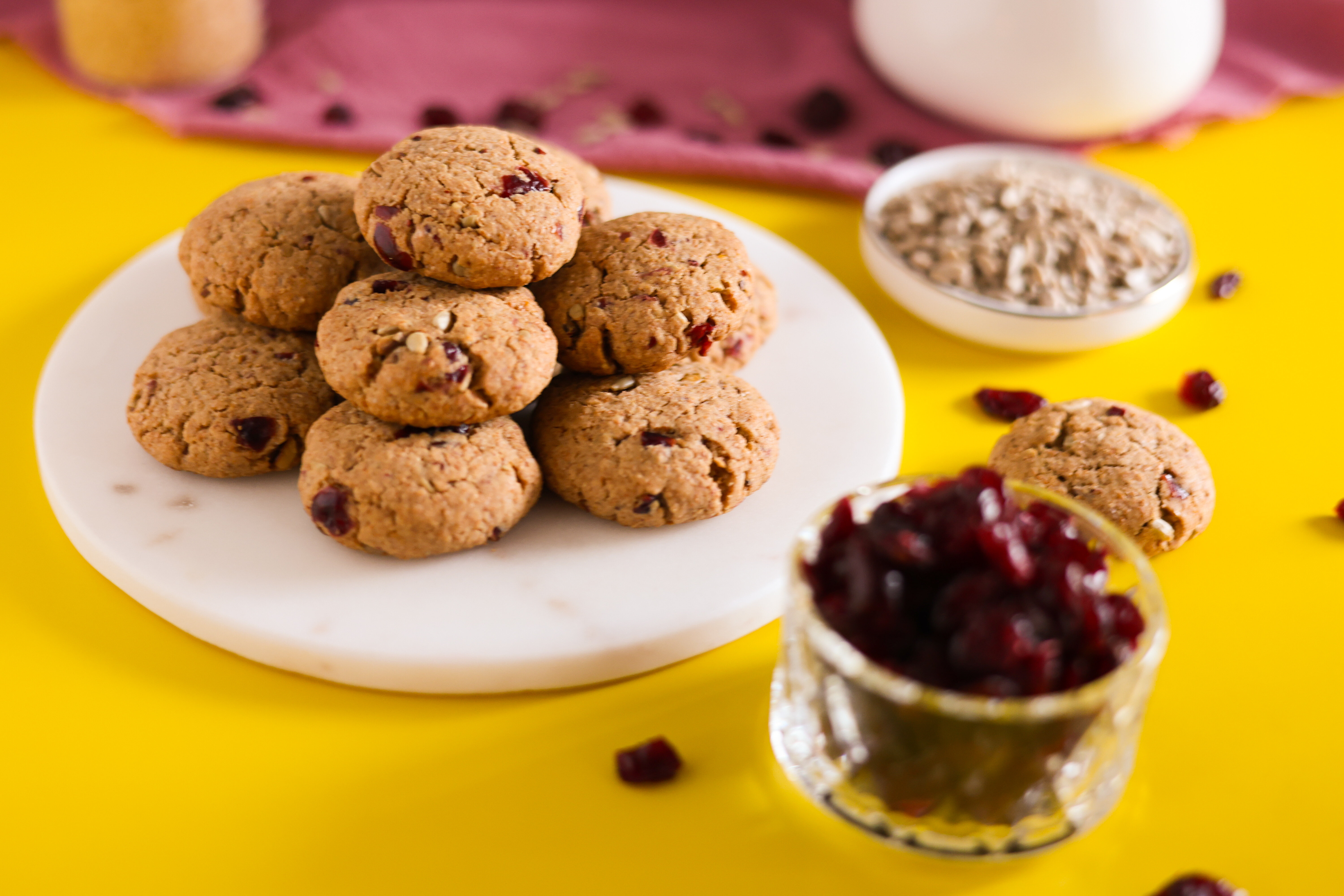 Biscotti integrali ai mirtilli biscotti, biscotti integrali, semi di girasole