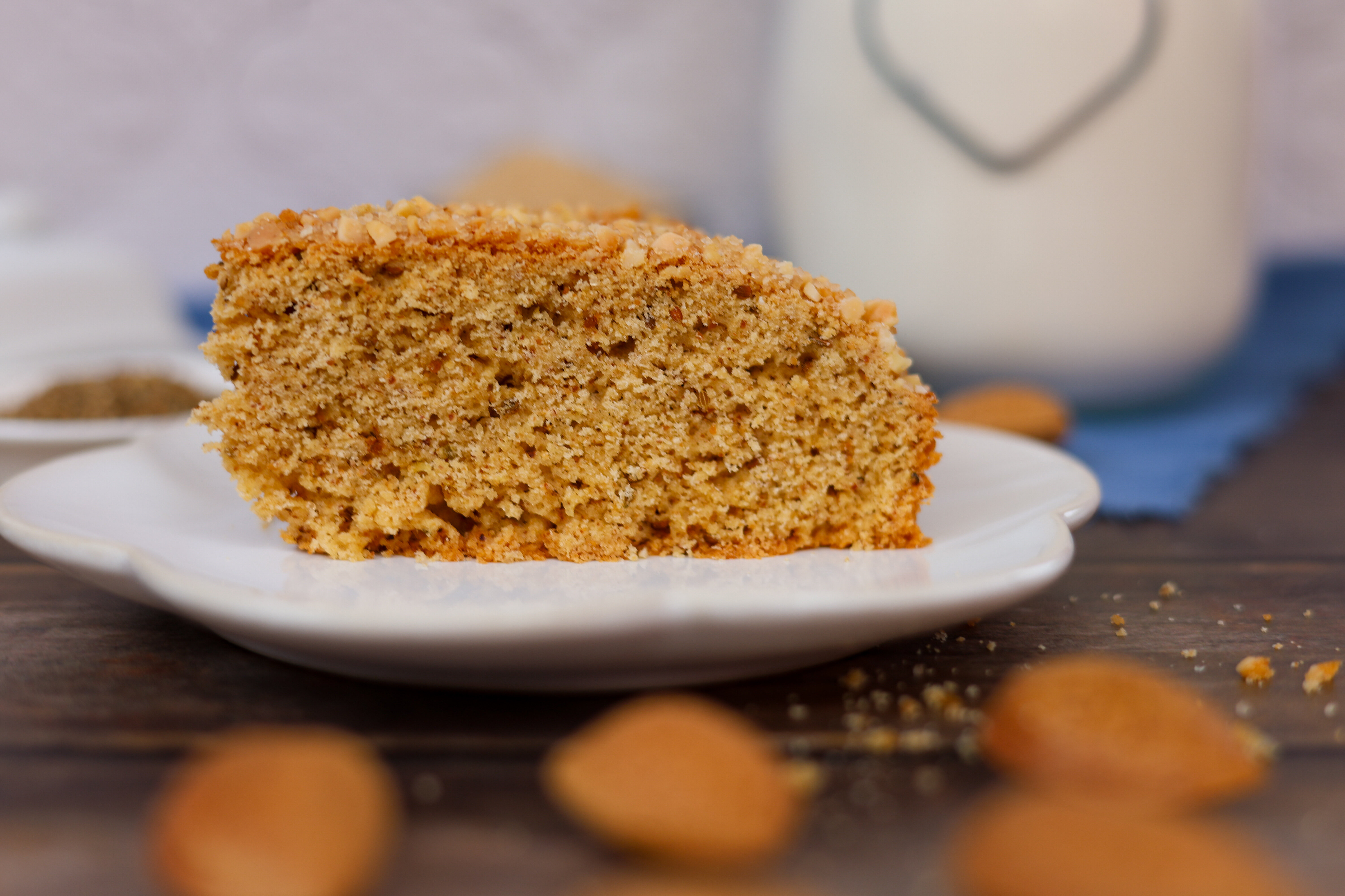 Torta biscotto torta biscotto, anice, limone, mandorle