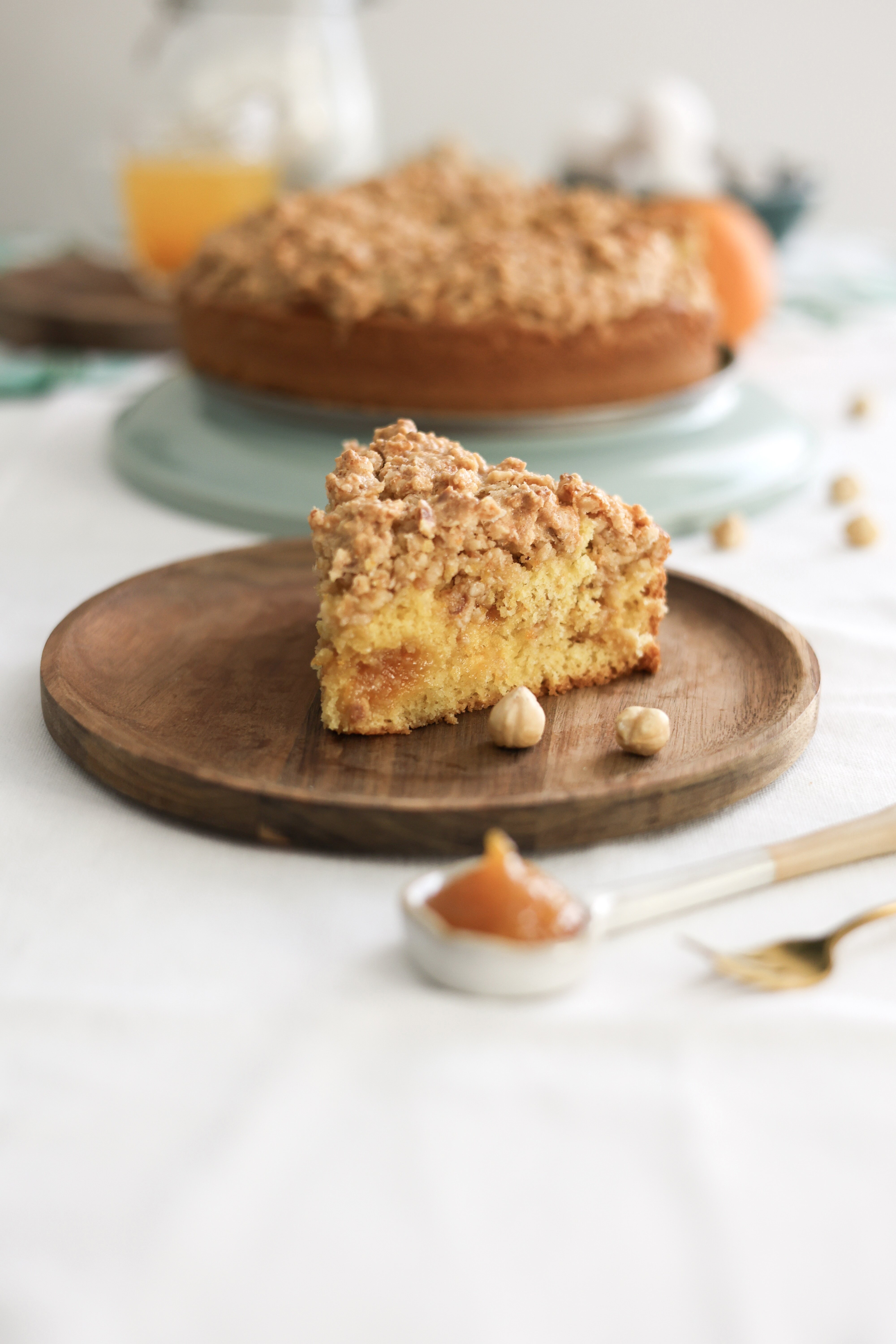 Torta all'arancia con crosta croccante