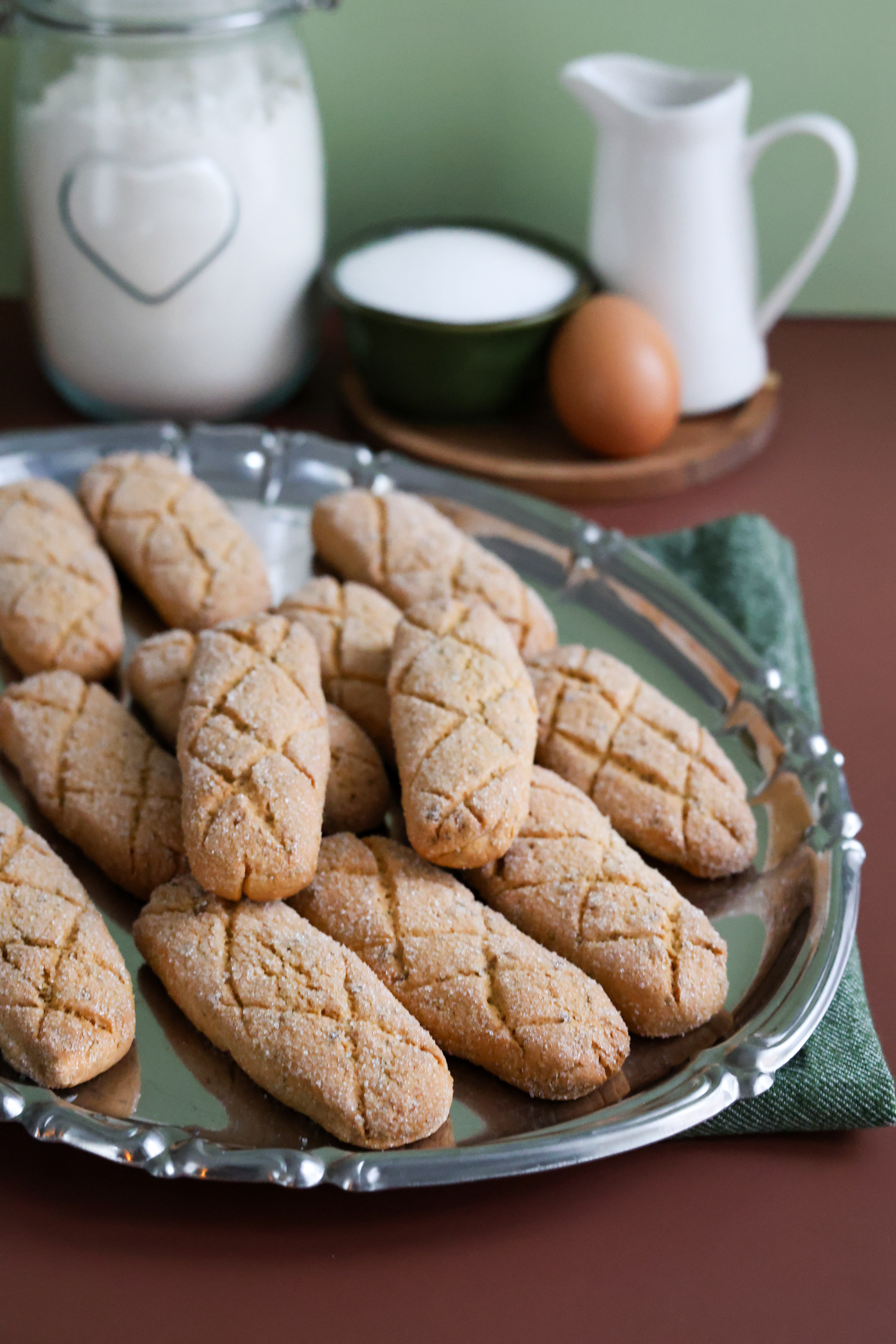 Biscotti antichi all'anice ed olio d'oliva biscotti fatti in casa, sapori autentici