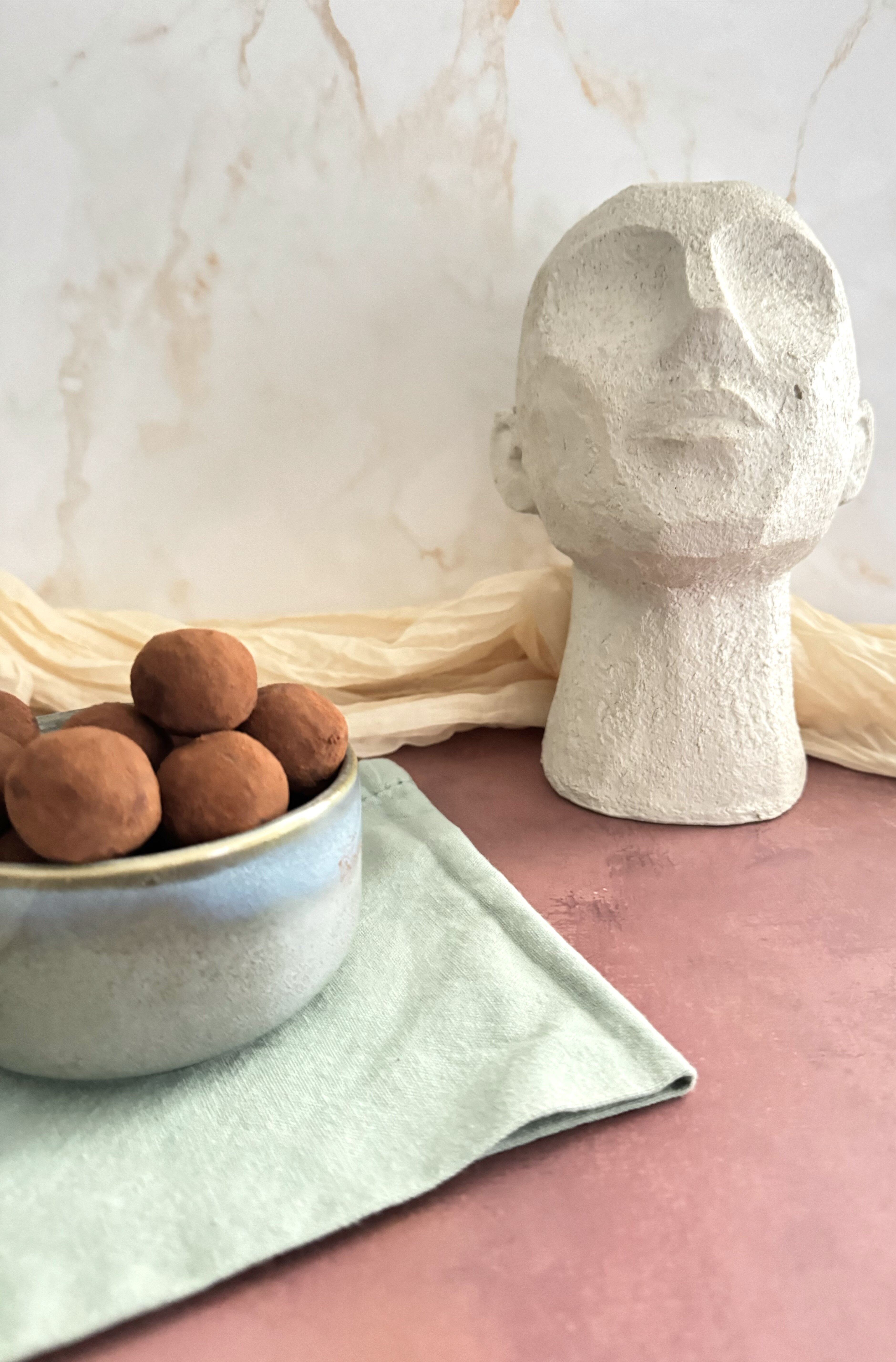 Tartufi cioccolato e castagne