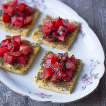 crostino z farinaty (placek z maki cieciorki) gluten free crostino z farinaty (placek z maki cieciorki) gluten free